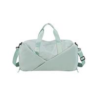 HJUGHPN Sac de Sport Femme Sac de Voyage pour Femmes en Nylon étanche Yoga Fitness Sacs de Sport avec Compartiment à Chaussures Sac à Main d'entraînement de Grande capacité XA193L(Green)