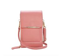 HJUGHPN Sacs à bandoulière pour femme avec bandoulière en cuir souple pour écran tactile - Sac à main pour téléphone portable