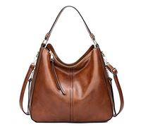 HJUGHPN Sacs à bandoulière pour femme, sacs à main en cuir souple pour femme, sac à bandoulière Hobos pour femme
