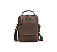 HJUGHPN Sacs à bandoulière pour Hommes Cuir Véritable Messenger Messenger Handac Sac à Main Sac Cross Cross Sac pour Homme Business Businase Big Spot