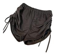 HJUGHPN Short noir pour femme - Sexy - Taille élastique - Pour la course à pied et la danse - Avec short décontracté (2, M)