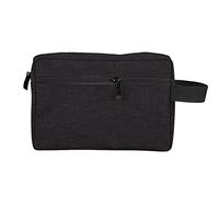 HJUGHPN Trousse de maquillage étanche pour femme - Sac de toilette - Noir