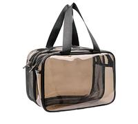 HJUGHPN Trousse de Maquillage Portable Travel Wash Bag Female Transparent Waterproof Makeup Storage Pouch Large Capacity Cosmetic Beauty Case