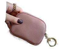 HJUGHPN Trousse de maquillage pour femme - Porte-monnaie - En cuir - Avec fermeture éclair, 1 couleur, Taille unique