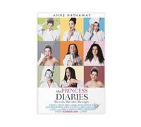 HJUKKM Poster du film The Princess Diaries (2) - Impression sur toile - Décoration murale pour salon, chambre à coucher - 30 x 45 cm