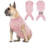 Hjumarayan OP Body pour chien castration , corps médical après castration - Body médical respirant pour chiens de petite, moyenne et grande taille, alternative à la collerette gênante, rose à