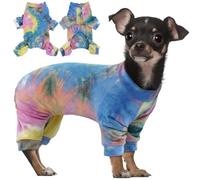 Hjumarayan Pyjama pour chien - Combinaison extensible avec jambes, combinaison de convalescence post-opératoire pour homme, body pour chien après chirurgie, body pour bébé pour tasse de thé, chihuahua