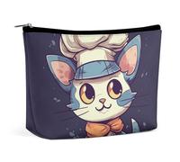 HJUQNGF Big Eyes Look Up Trousse de toilette portable de grande capacité Trousse de maquillage de voyage Organiseur de maquillage pour shampooing, après-shampoing et brosses de maquillage, Porter un