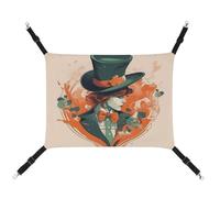 HJUQNGF Hamac pour chat - Doux et respirant - Hamac suspendu avec crochets métalliques - Portrait de personne - Hamac portable pour chat, petit chien, petits animaux