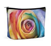 HJUQNGF Rainbow Color Plaid-png Trousse de toilette portable de grande capacité Sacs de maquillage de voyage Organisateur de maquillage pour shampooing après-shampoing brosses Ensemble d'accessoires