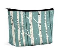 HJUQNGF Slice of Orange - Trousse de toilette portable de grande capacité - Organiseur de maquillage de voyage pour shampooing, après-shampooing, brosses et accessoires de maquillage, Image d'arbre
