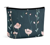 HJUQNGF The Fish Are Swimming Around Trousse de toilette portable de grande capacité Trousse de maquillage de voyage Organiseur de maquillage pour shampooing, après-shampoing et brosses de maquillage,