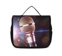 HJUQNGF Trousse de toilette de voyage pour femme - Grande trousse de maquillage à suspendre pour accessoires de toilette - Blanc - 22,5 x 18,5 cm, blanc, 22.5x18.5cm