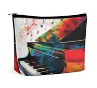 HJUQNGF Trousse de toilette portable avec motif chat d'art moderne du milieu du siècle, grande capacité, trousse de maquillage de voyage, organisateur de maquillage pour shampooing, après-shampoing