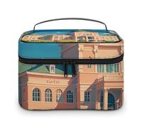 HJUQNGF Trousse de toilette portable College of Moab - Grande capacité - Trousse de maquillage de voyage - Organisateur de maquillage pour shampooing, après-shampoing - Accessoires de maquillage -