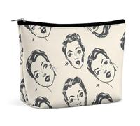 HJUQNGF Une gamme de créatures marines Trousse de toilette portable de grande capacité Trousse de maquillage de voyage Organisateur de maquillage pour shampooing après-shampoing brosses Set