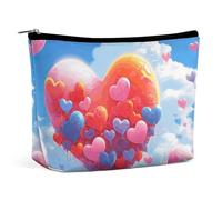 HJUQNGF Une gamme de créatures marines Trousse de toilette portable de grande capacité Trousse de maquillage de voyage Organisateur de maquillage pour shampooing après-shampoing brosses Set