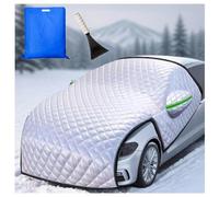 HJXBD888 Épaissie et allongée Bache Pare Brise Anti Givre Très Grand 230x250 cm Film d'aluminium Tissu Protege Pare Brise pour Le DéGlaçAge Hiver