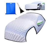 HJXBD888 Épaissie et allongée Protege Pare Brise Givre Très Grand 230x250 cm Film d'aluminium Tissu Bache Protection Voiture pour Voitures SUV Camion Et Fourgonnette