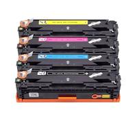 HJXcTRH Cartouche de Toner 205A Compatible avec CF530A CF531A CF532A CF533A 205A Compatible avec imprimante Pro M154nw M180nw M180n(1Set 4Color)