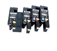 HJXcTRH Cartouche de Toner Laser Couleur Compatible 1700, Paquet de 4, Compatible avec Les Fournitures d'imprimante AcuLaser C1700 C1750 C1750N C1750W CX17NF CX17WF 1700(4color Cartridge)