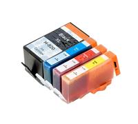 HJXcTRH Cartouche d'encre 920 Compatible Compatible avec 920 HP920XL, Compatible avec Officejet 6000 6500 6500 sans Fil 6500A 7000 7500 7500A, imprimantes à Jet d'encre(1 Set (4 pcs))
