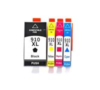 HJXcTRH Cartouche d'encre Compatible 910 910XL Compatible avec imprimante Officejet Pro 8010 8020 8025 8028 8022 8024 8026 8012 8018 8031 8033 8034 8035(Yellow)