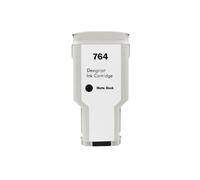 HJXcTRH Cartouche d'encre Compatible Compatible avec Jet d'encre Couleur HP764, Compatible avec modèles DesignJet T3500 C1Q17A C1Q16A C1Q13A C1Q14A(1PCS MBK-300ML)