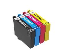 HJXcTRH Cartouche d'encre Compatible IB10 Compatible avec imprimante EW-M530F IB10KA IB10CA IB10MA IB10YA(1Set)