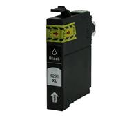 HJXcTRH Cartouche d'encre Jet d'encre Couleur Compatible T1291 T1292 T1293 T1294 Compatible avec imprimante Stylus SX535WD SX435W SX525WD SX235W(2PCS Black)