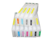 HJXcTRH Cartouche d'encre Rechargeable avec Puce et réinitialiseur, Compatible avec Stylus Pro 7710 7900 7908 7910 9908 9910 T636 T6361 T6369 T636A T636B(1SET(9COLORS))