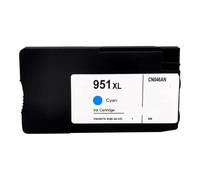 HJXcTRH Cartouches d'encre à rendement Compatible Compatible avec Officejet Pro 8100 8600 8610 8620 8630 251dw 276dw 950XL 951XL 950 951(Cyan)