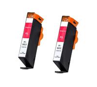 HJXcTRH Cartouches d'encre de Remplacement compatibles Compatible avec imprimante HP903 903 907 XL 903XL 907XL, Compatible avec Officejet 6960 6968 6970(2PCS Magenta)