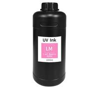 HJXcTRH Encre durcissable LED 1000ML, Compatible avec tête d'impression Gen3 Gen4 Gen4L Gen5 Gen5i Gen5S Gen6 G3 G4 G5 G5i G6, Type Rigide et Flexible(Neutral-1000ML-LM)