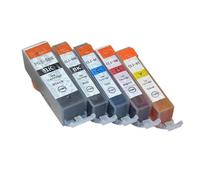 HJXcTRH Paquet de 5 Cartouches d'encre compatibles PGI-5 CLI-8 Compatible avec IP4200 IP4300 IP4500 MP500 IP5200 MP530 MP600 MP610 MP800