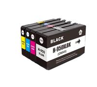 HJXcTRH Vilaxh - Ensemble de Cartouches d'encre à rendement Compatible, Compatible avec 950XL 951XL, Compatible avec Officejet Pro 8100 8600 251dw 276dw 8630 8650 8615 8625(1SET)
