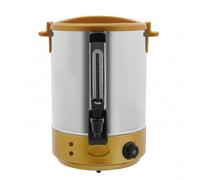 HJYBFA Urne à café commerciale, distributeur d'eau chaude électrique de 7,4 gallons, baril d'isolation en acier inoxydable, chaudière à eau et chauffe-eau pour café, thé, lait yellow