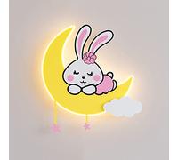 HJYCLFAZU Applique Murale LED décorative pour Chambre d'enfant, Motif Animal, 11 W, 3000 K, idéale pour Les Chambres de Filles et de garçons.