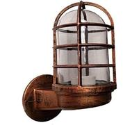 HJYCLFAZU Applique Murale rétro Industrielle - Lanterne d'angle en Verre et Fer forgé, luminaire décoratif pour entrée, escalier, Bar, Couloir, Style Rustique américain