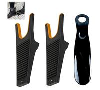 HJYDGJ Shoe Horn Lot de 3 tire-bottes en plastique pour bottes d'équitation avec grattoir à saleté en plastique Tire-bottes pour bottes en cuir Durable Résistant aux intempéries