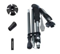 HJYDMQS RandonnéE TéLescopiques, BâTons De Trekking Pliables avec PoignéE Eva, AdaptéE à La RandonnéE en Plein Air, Au Camping, à l'escalade(Size:95-110 CM,Color:Gris)