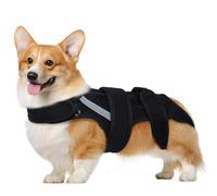 Hjyokuso Attelle dorsale pour chien XL - Gilet de soutien de la colonne vertébrale pour les maux de dos, les problèmes de disque, l'arthrite - Aide à la récupération confortable pour les grandes races