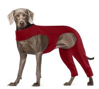 Hjyokuso Combinaison de convalescence pour chien - Protection chirurgicale des jambes - Manchon à lécher pour la jambe arrière - Coudière - Empêche le léchage et les morsures - Évite les infections