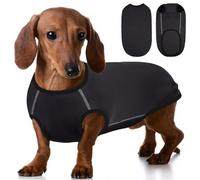 Hjyokuso Pull Chien Teckel, Pull pour Chien Teckel, T-Shirt Gris pour Teckel à Dos Long, Souple & Confortable pour Intérieur ou Balade - Taille L