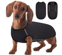 Hjyokuso Pull Chien Teckel, Pull pour Chien Teckel, T-Shirt Gris pour Teckel à Dos Long, Souple & Confortable pour Intérieur ou Balade - Taille XS