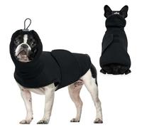 Hjyokuso Veste Anti-Anxiété pour Chien, Manteau Chien avec Capuche Apaisante, Gilet Relaxant Chien avec Couvre-Oreilles, Gilet Anti-Stress pour Le Tonnerre, Les Feux d'artifice, Les Voyages - XS