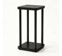 HJYXXSR Support D'enceinte sur Pied Robuste, Colonne en Métal, Support De Base De Machine Multimédia Double Couche, Adapté Aux Cinémas Maison Et Aux Studios D'enregistrement 50cm/19.7in