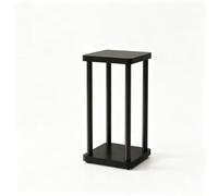 HJYXXSR Support D'enceinte sur Pied Robuste, Colonne en Métal, Support De Base De Machine Multimédia Double Couche, Adapté Aux Cinémas Maison Et Aux Studios D'enregistrement 60cm/23.6in