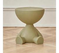 HJYXXSR Table d'appoint Mignonne, Table d'appoint Ronde et créative avec Espace de Rangement caché, Table de Chevet multifonctionnelle, adaptée au Salon, à la Chambre à Coucher, à l'entrée Dark Green