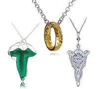 HJYZY Arvvens Lot de 3 boucles d'oreilles pendantes en forme d'étoile du soir Vert elfe